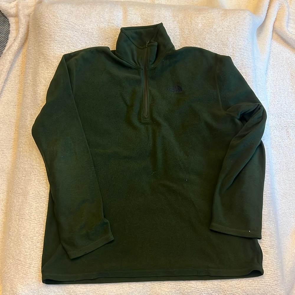 Men’s the north face green pullover
